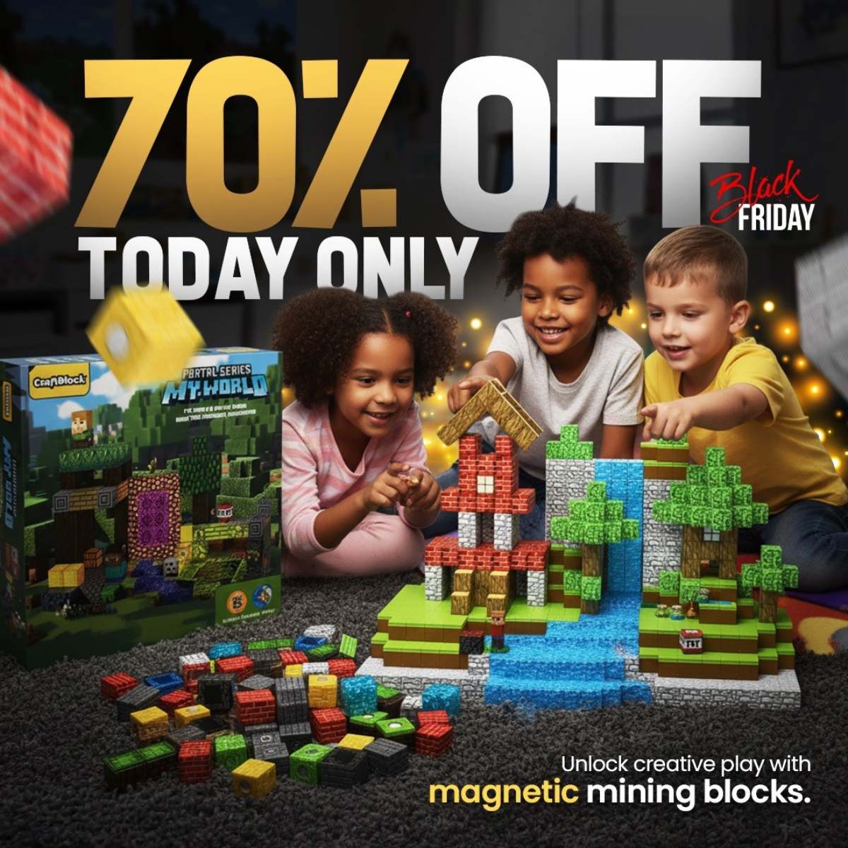 CraftBlocks™ - Magnetic Mining Blocks